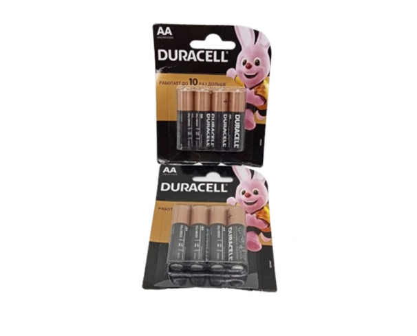Батарейки Duracell пальчиковые 4 шт
