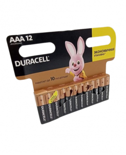 Батарейки Duracell мизинчиковые 12 шт