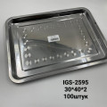 Поднос металлический 30х40х2