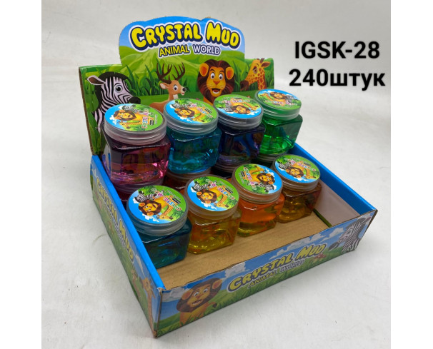 Слайм с насекомыми