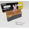 Батарейки Duracell мизинчиковые 12 шт