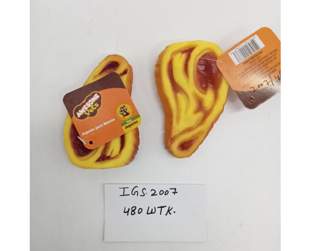 Игрушка для собак маленькая Мясо пищалка